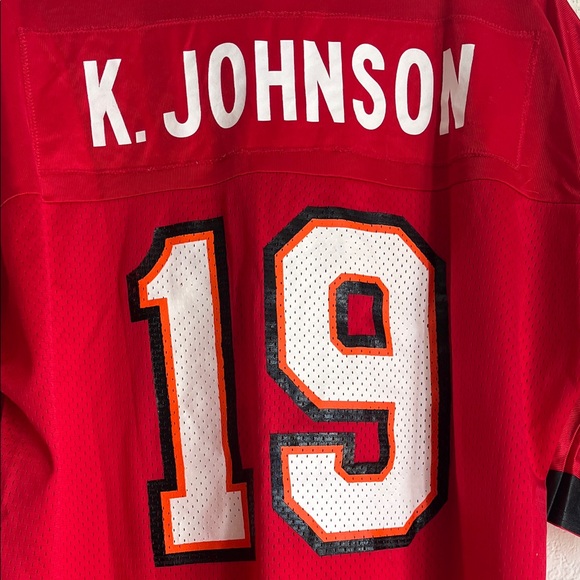 Vintage Champion Bukaneers Red and Black Football Jersey - Picture 8 of 14